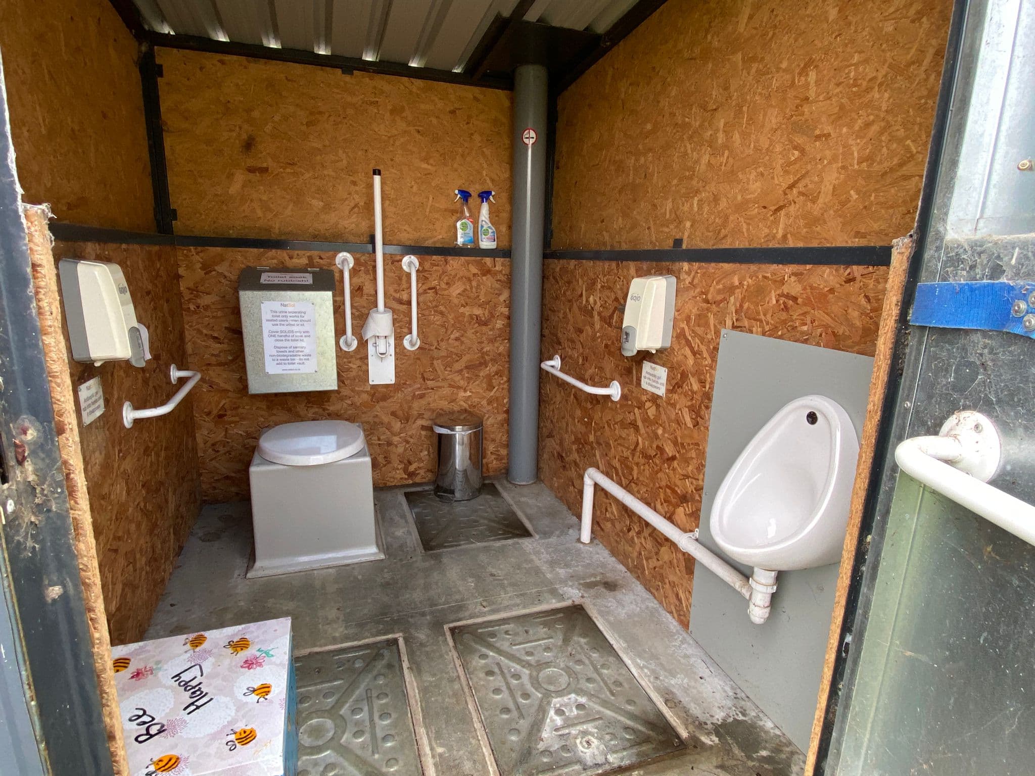The composting toilet at Gransden Allotments